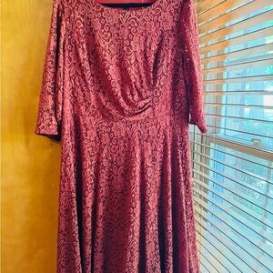 Lane Bryant lace autumn dress size 20